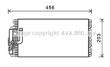 AVA QUALITY COOLING Испаритель, кондиционер MEV259